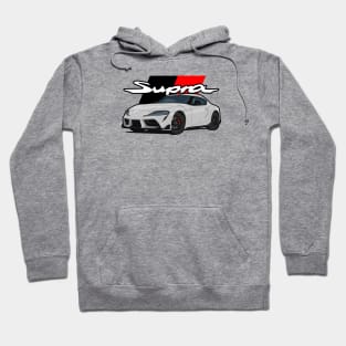 Car Supra 5th Generation GR A90 grey Hoodie